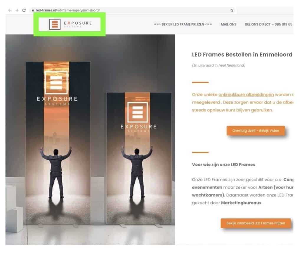 lokale seo led frames