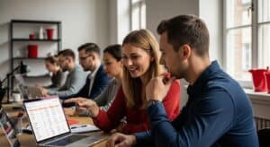 email marketing teamwork office